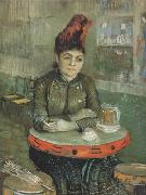 Vincent Van Gogh Agostina Segatori Sitting in the Cafe du Tamborin (nn04) oil on canvas